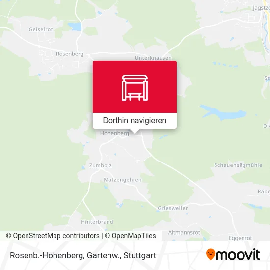 Rosenb.-Hohenberg, Gartenw. Karte