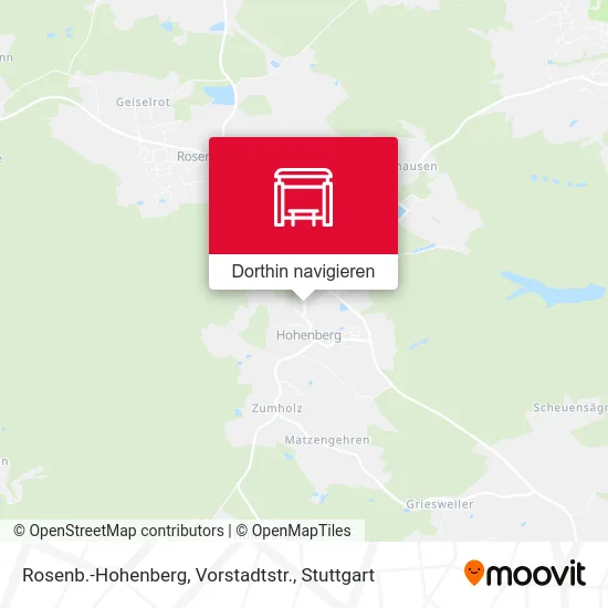 Rosenb.-Hohenberg, Vorstadtstr. Karte