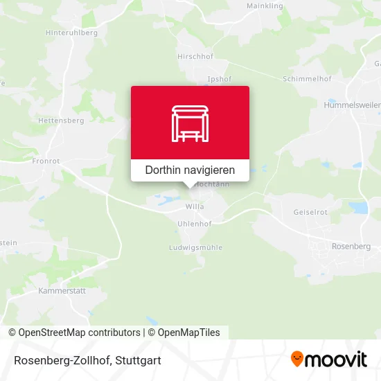 Rosenberg-Zollhof Karte