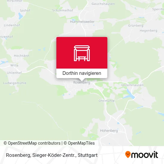 Rosenberg, Sieger-Köder-Zentr. Karte