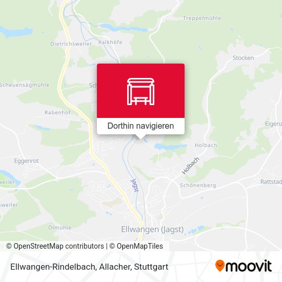 Ellwangen-Rindelbach, Allacher Karte