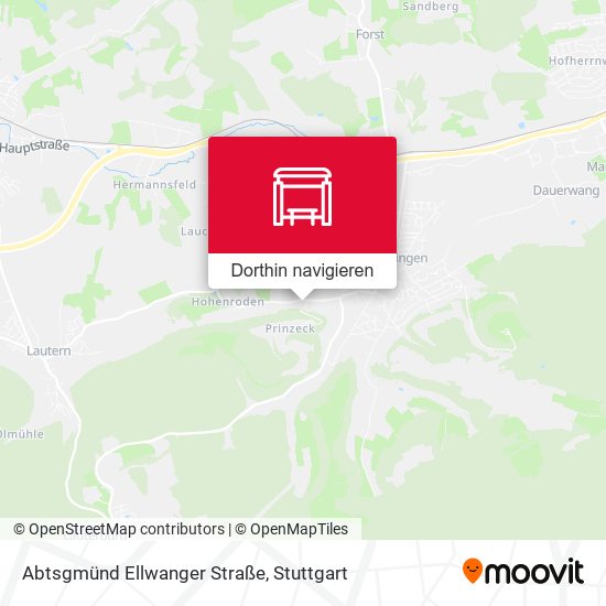 Abtsgmünd Ellwanger Straße Karte