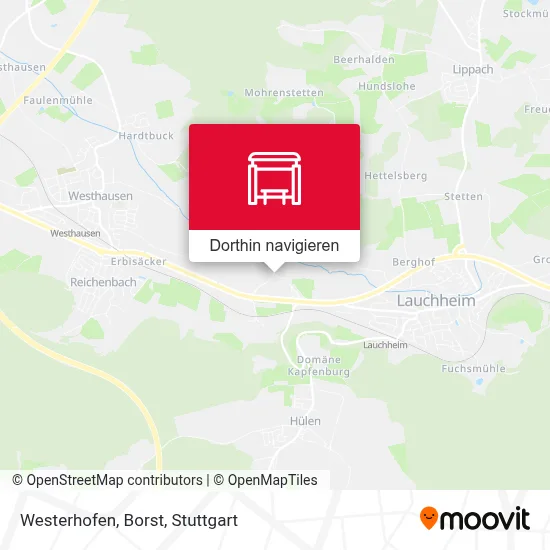 Westerhofen, Borst Karte