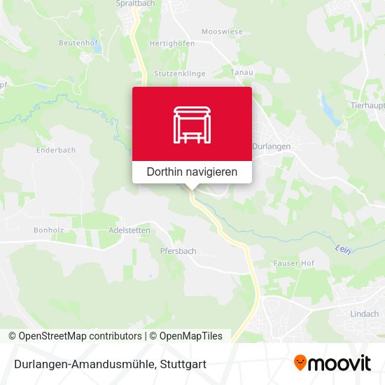 Durlangen-Amandusmühle Karte