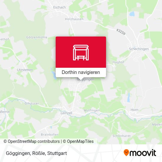 Göggingen, Rößle Karte