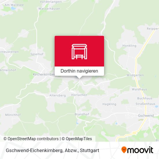 Gschwend-Eichenkirnberg, Abzw. Karte