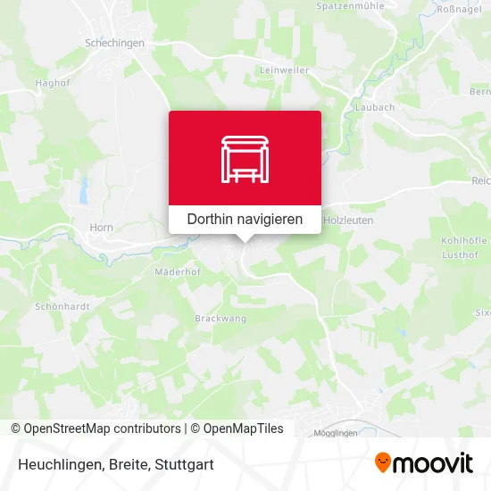 Heuchlingen, Breite Karte