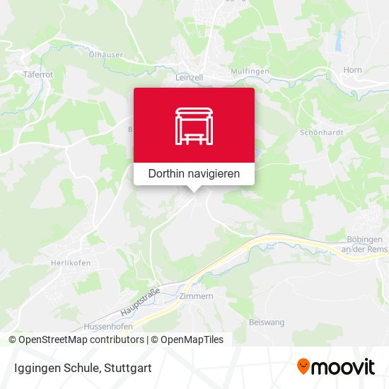 Iggingen Schule Karte