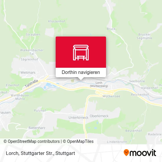 Lorch, Stuttgarter Str. Karte