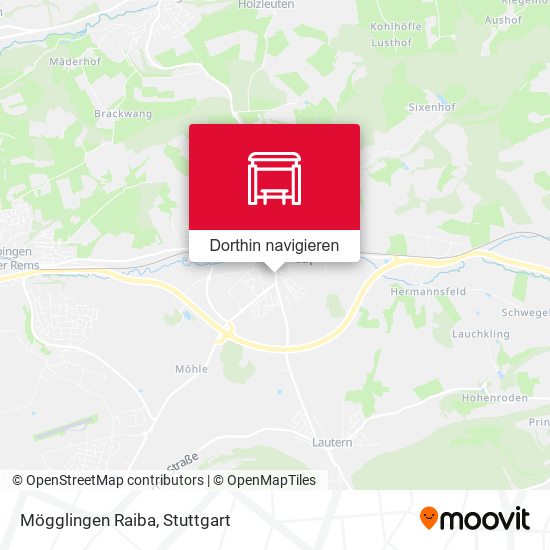 Mögglingen Raiba Karte