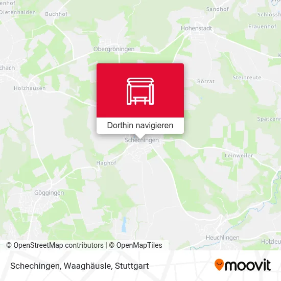 Schechingen, Waaghäusle Karte