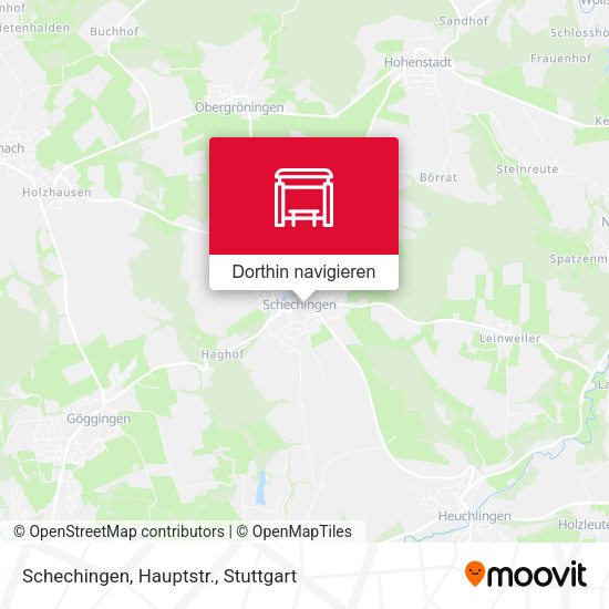 Schechingen, Hauptstr. Karte