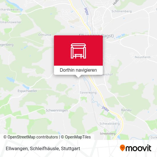 Ellwangen, Schleifhäusle Karte