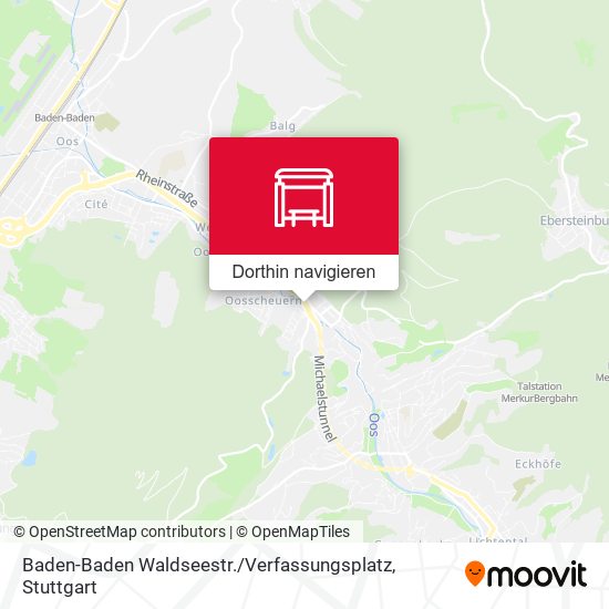 Baden-Baden Waldseestr. / Verfassungsplatz Karte