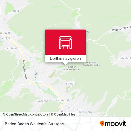 Baden-Baden Waldcafé Karte