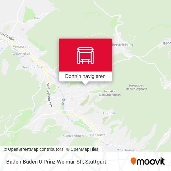 Baden-Baden U.Prinz-Weimar-Str Karte