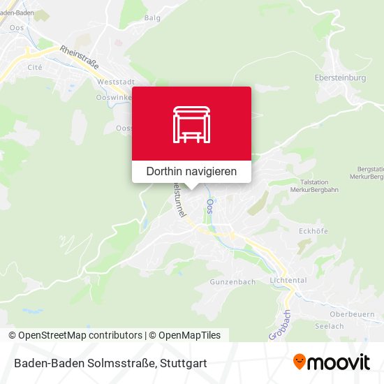 Baden-Baden Solmsstraße Karte