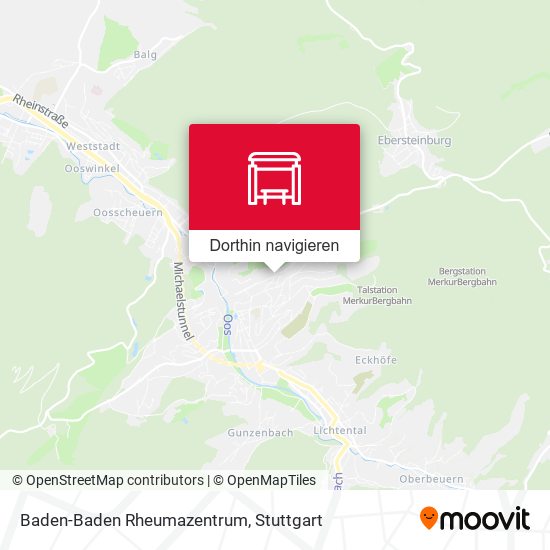 Baden-Baden Rheumazentrum Karte