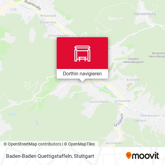 Baden-Baden Quettigstaffeln Karte