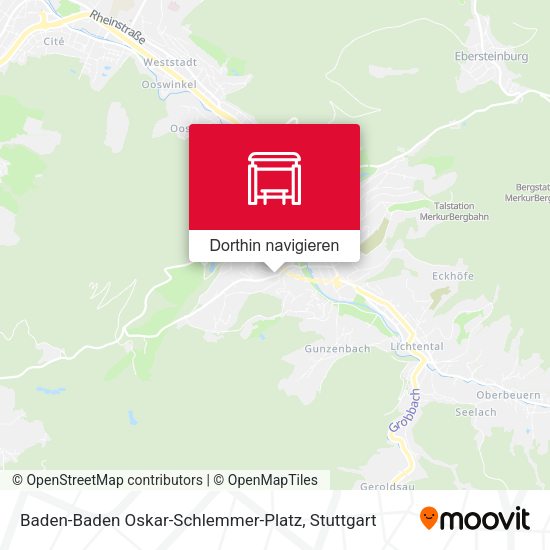 Baden-Baden Oskar-Schlemmer-Platz Karte