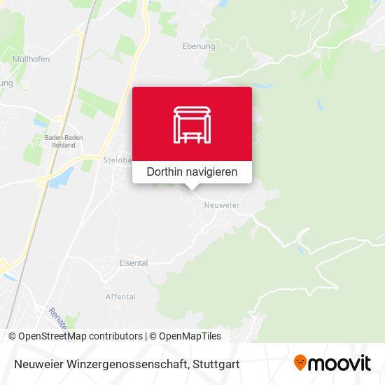 Neuweier Winzergenossenschaft Karte