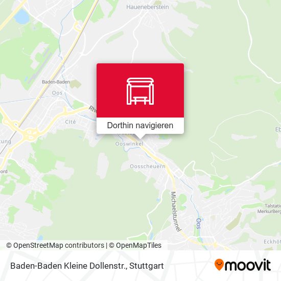 Baden-Baden Kleine Dollenstr. Karte