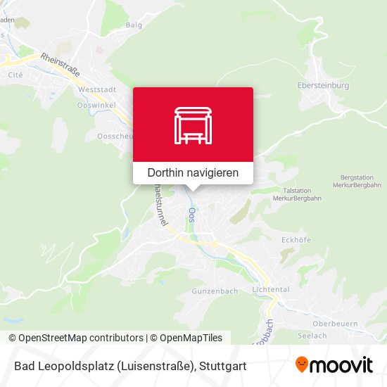 Bad Leopoldsplatz (Luisenstraße) Karte