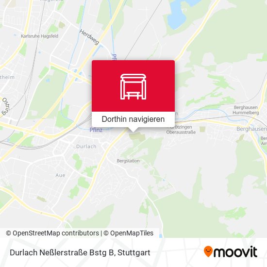 Durlach Neßlerstraße Bstg B Karte