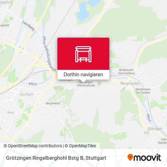 Grötzingen Ringelberghohl Bstg B Karte