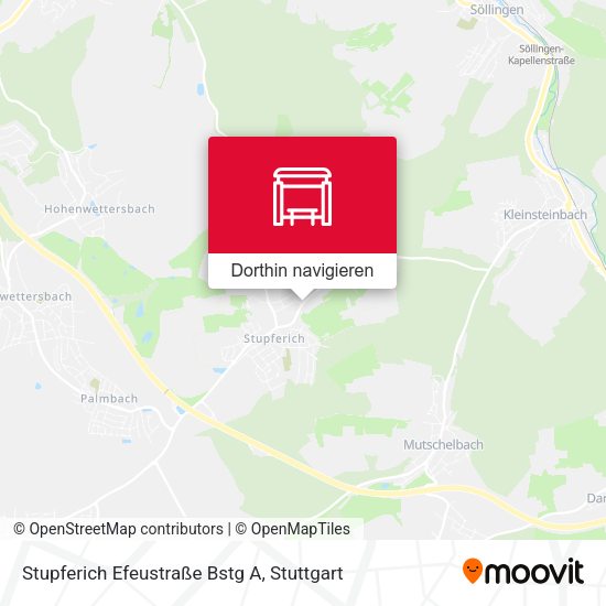 Stupferich Efeustraße Bstg A Karte