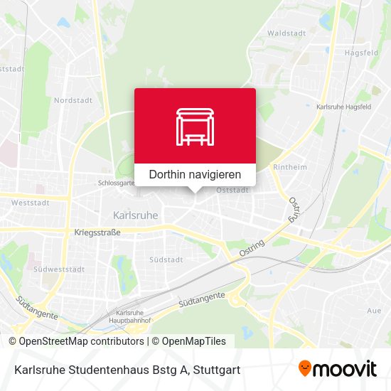 Karlsruhe Studentenhaus Bstg A Karte