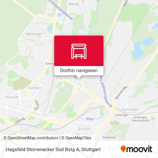 Hagsfeld Storrenacker Süd Bstg A Karte