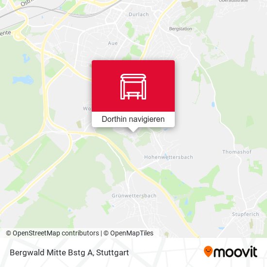 Bergwald Mitte Bstg A Karte