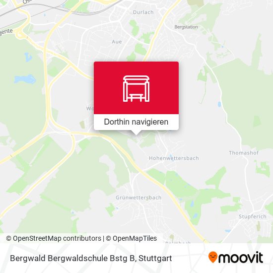Bergwald Bergwaldschule Bstg B Karte