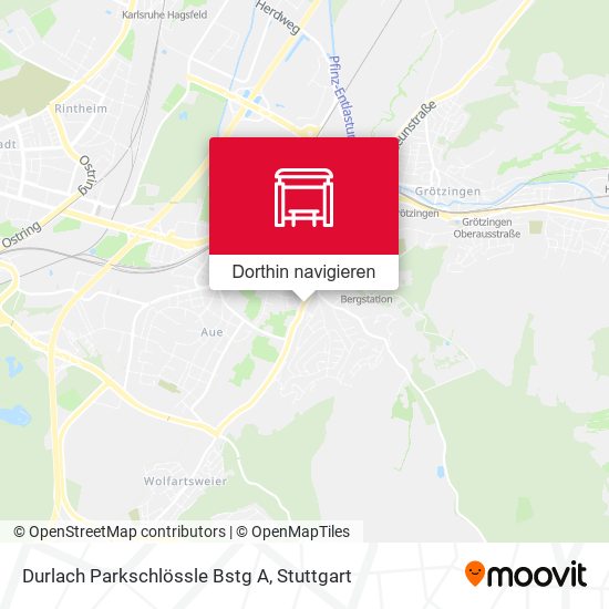 Durlach Parkschlössle Bstg A Karte