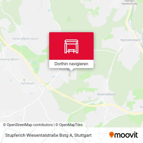 Stupferich Wiesentalstraße Bstg A Karte