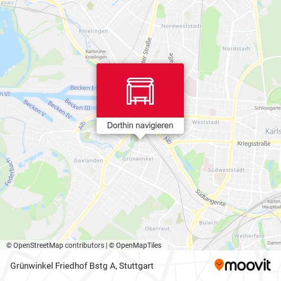 Grünwinkel Friedhof Bstg A Karte