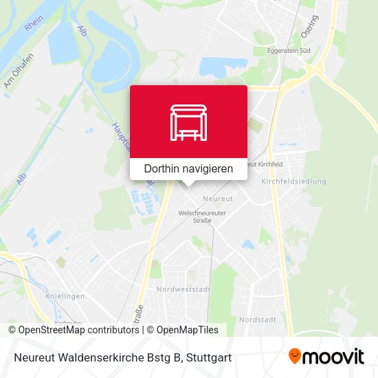 Neureut Waldenserkirche Bstg B Karte