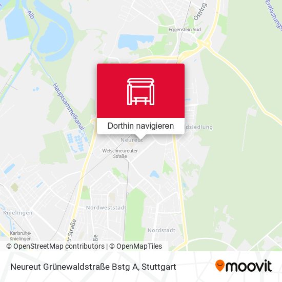 Neureut Grünewaldstraße Bstg A Karte