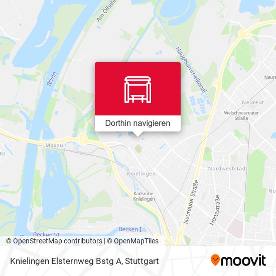 Knielingen Elsternweg Bstg A Karte