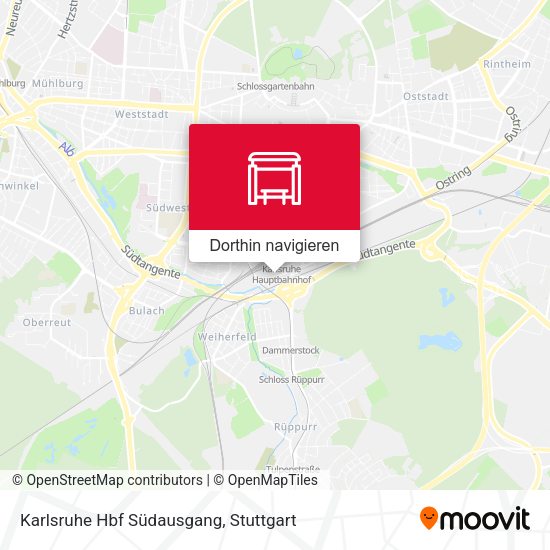 Karlsruhe Hbf Südausgang Karte