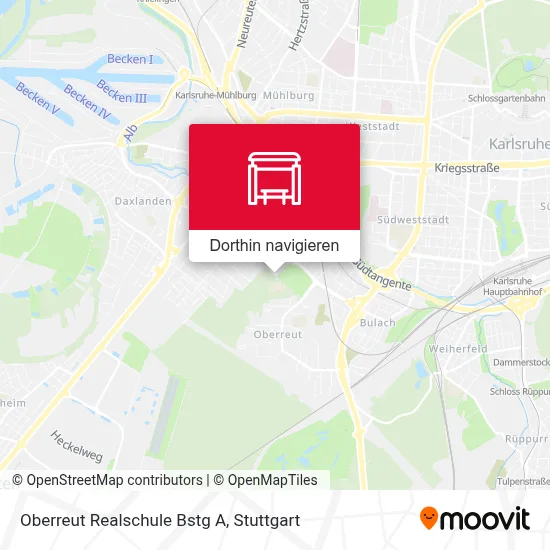 Oberreut Realschule Bstg A Karte