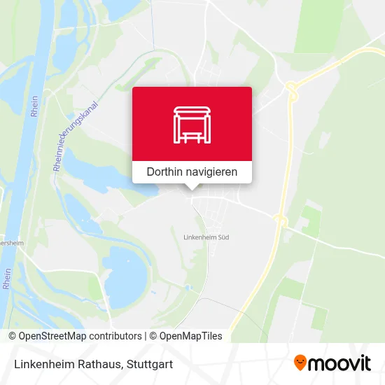 Linkenheim Rathaus Karte