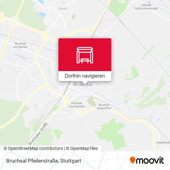 Bruchsal Pfeilerstraße Karte