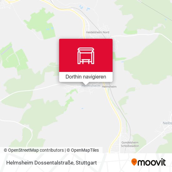 Helmsheim Dossentalstraße Karte