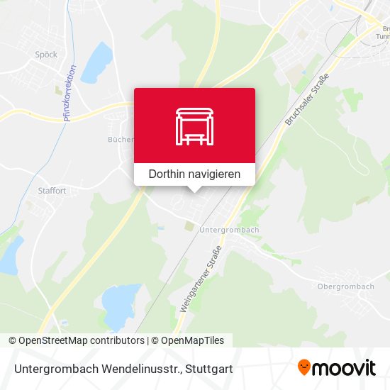 Untergrombach Wendelinusstr. Karte