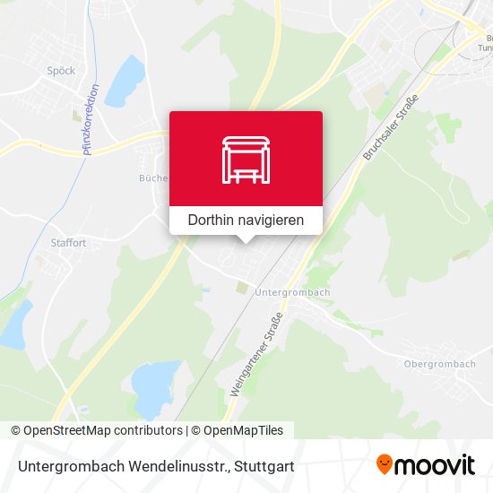 Untergrombach Wendelinusstr. Karte