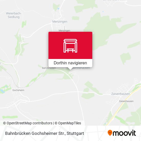 Bahnbrücken Gochsheimer Str. Karte