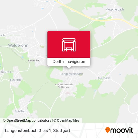 Langensteinbach Gleis 1 Karte