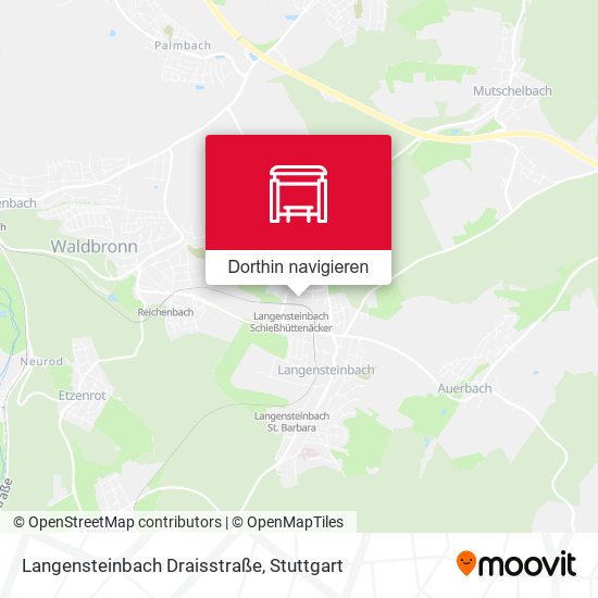 Langensteinbach Draisstraße Karte